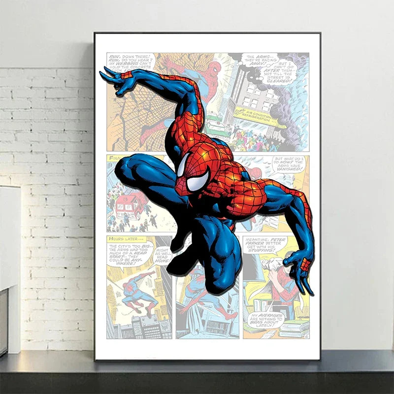 Poster Spiderman Bande Dessinée