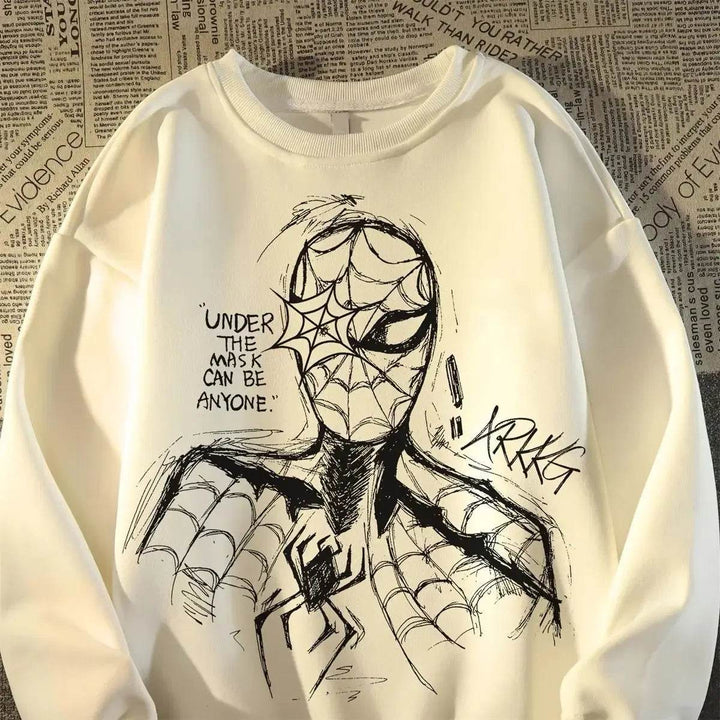 Sweat Spiderman Col Rond Spiderman
