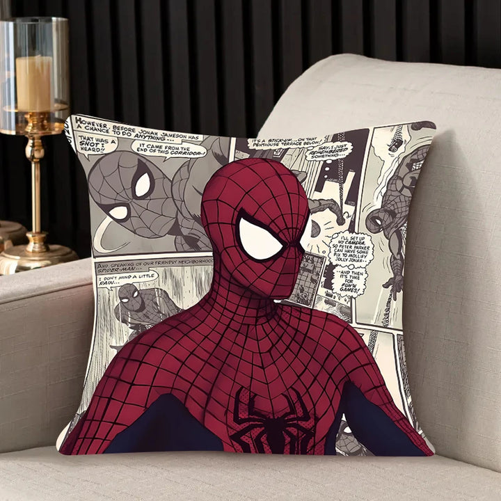 Housse de Coussin Spiderman Bande Dessinée