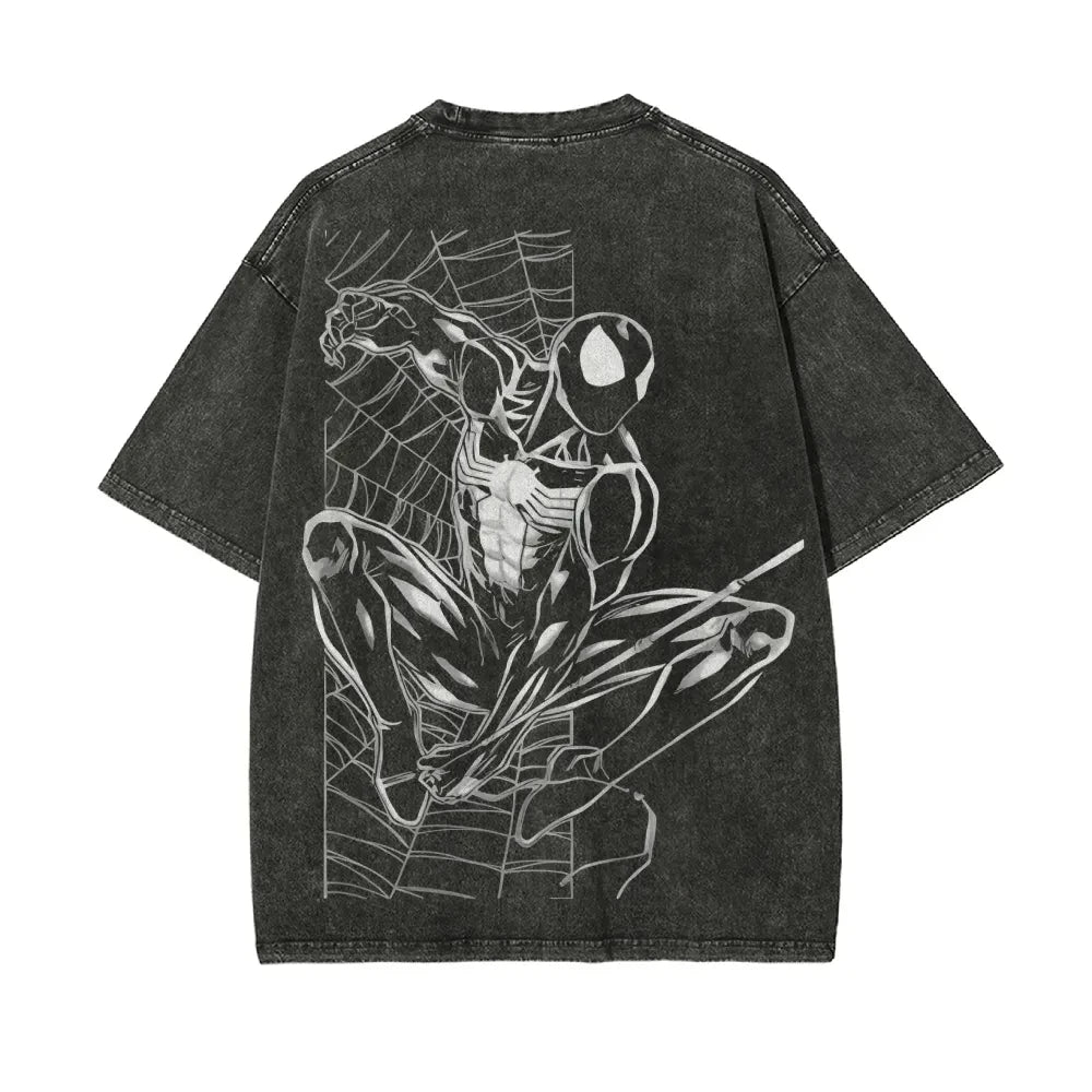 T-Shirt Oversize Spiderman Noir - Symbiote