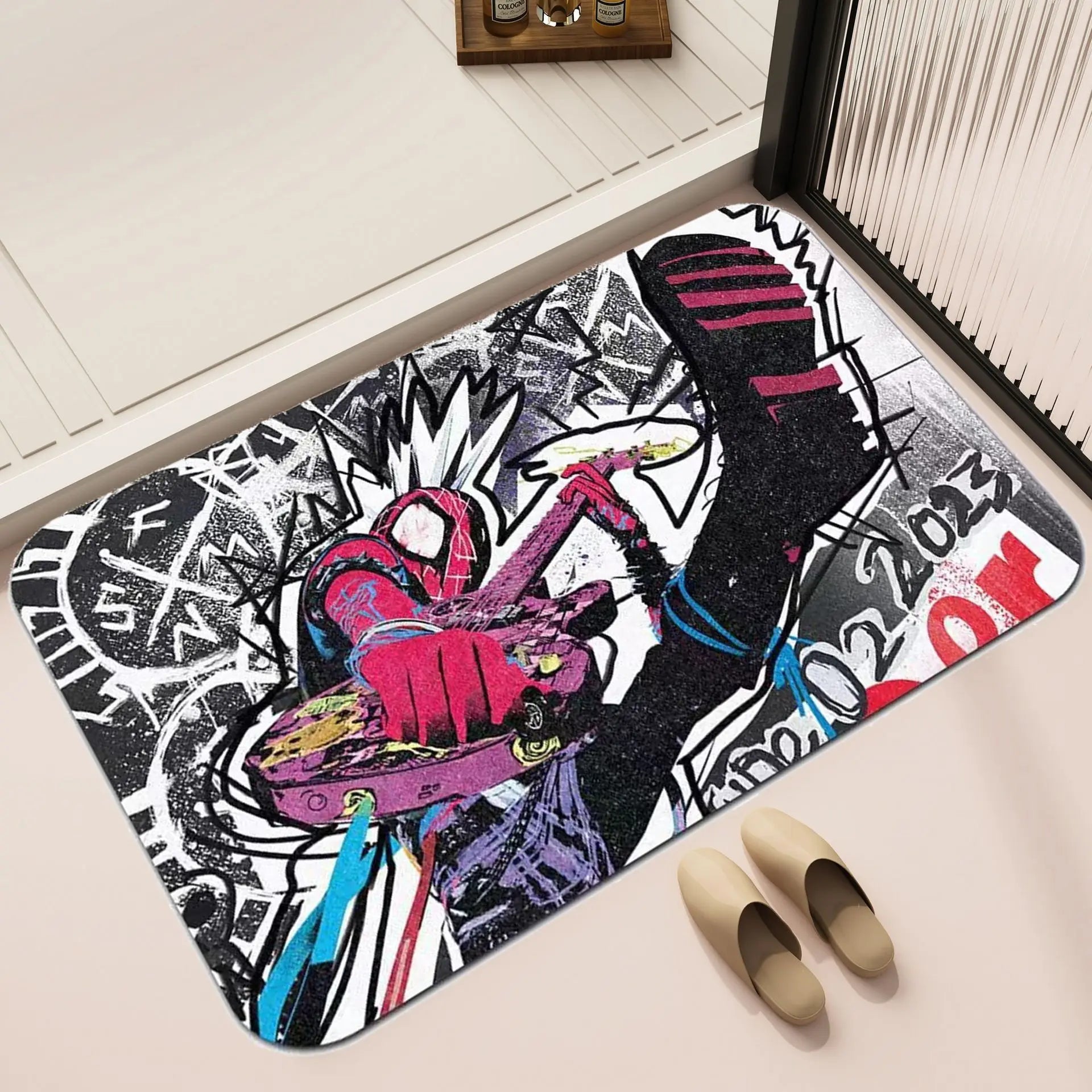 Tapis de Douche Spiderman - Logo Miles Morales