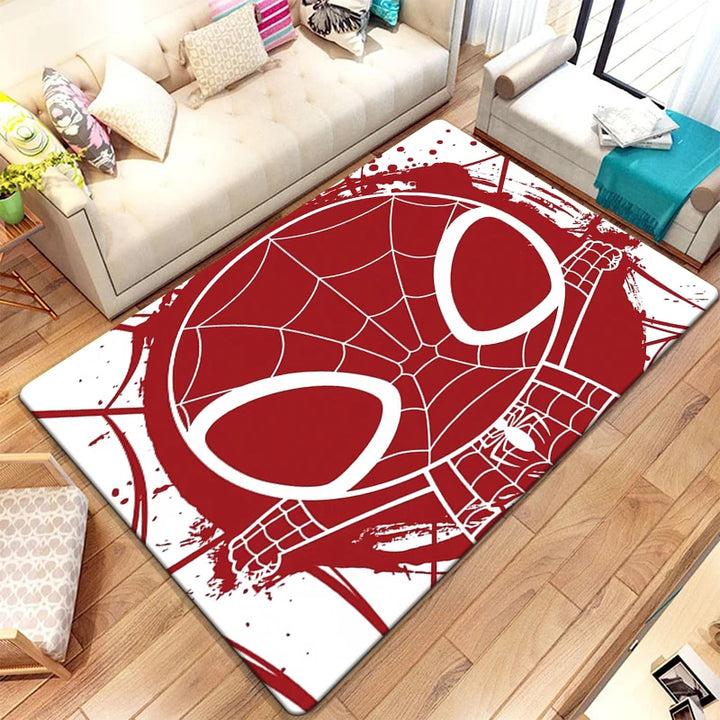 Tapis Spiderman Rouge et Blanc