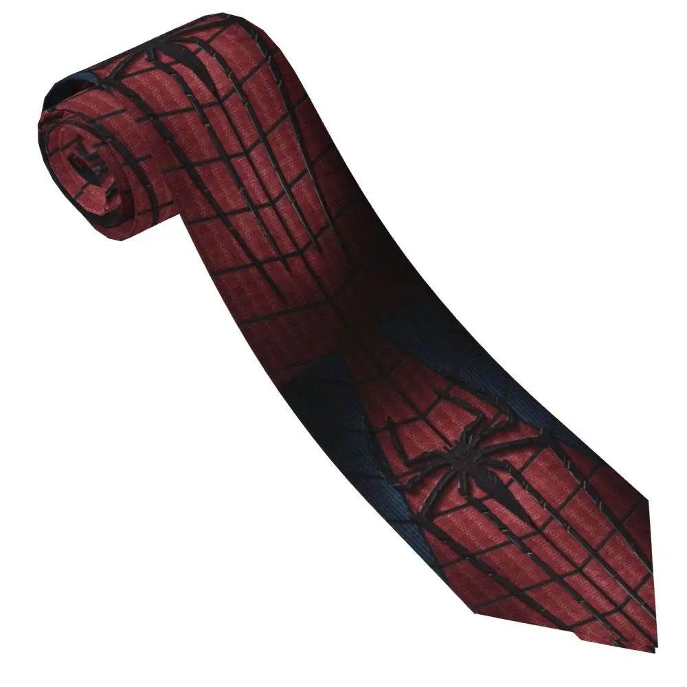 Cravate Spiderman Blanche et Rouge