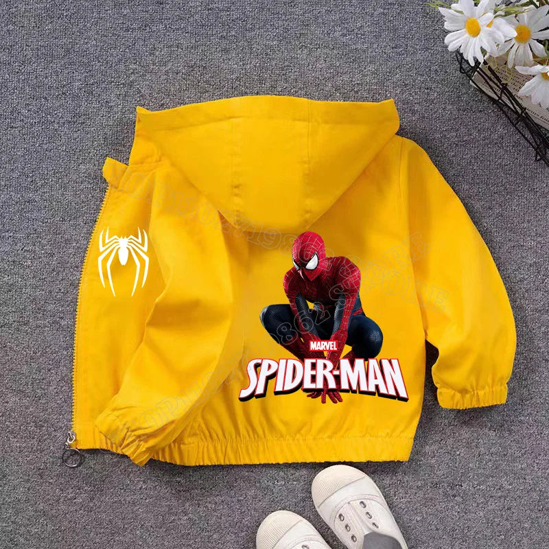 Veste Spiderman Coupe Vent pour Enfant