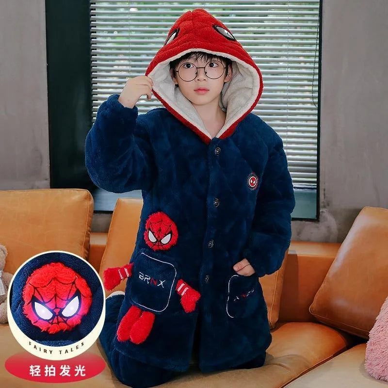 Ensemble Pyjama Spider-Man pour Enfant en flanelle douce & chaude