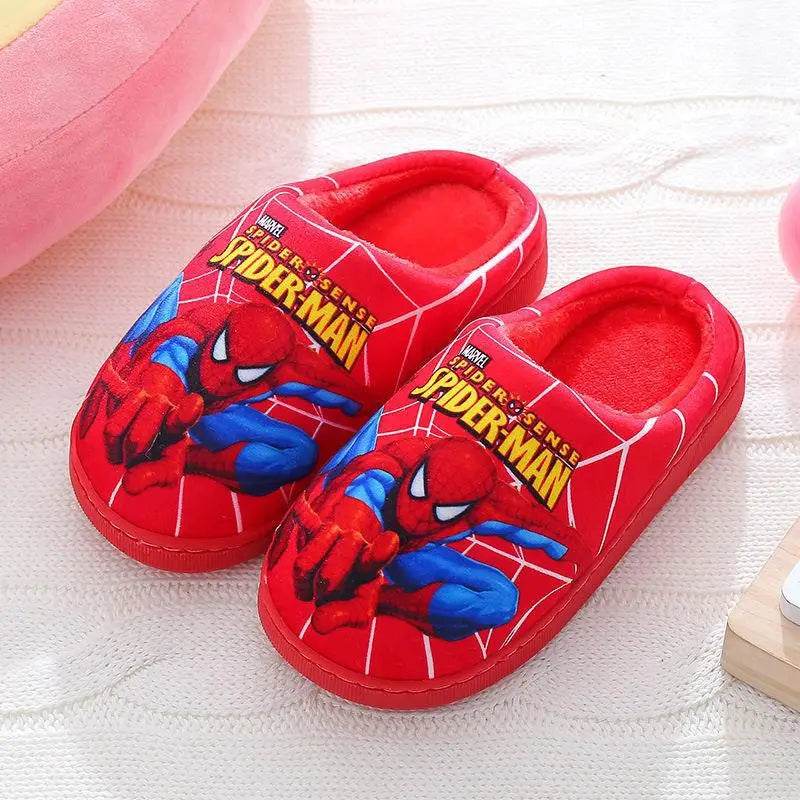 Pantoufle pour Enfant en Coton Spiderman