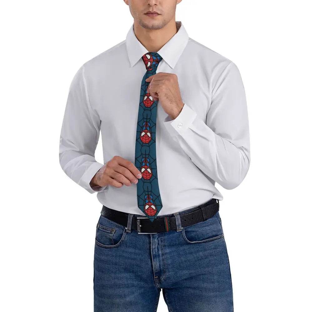 Cravate Masque de Spiderman