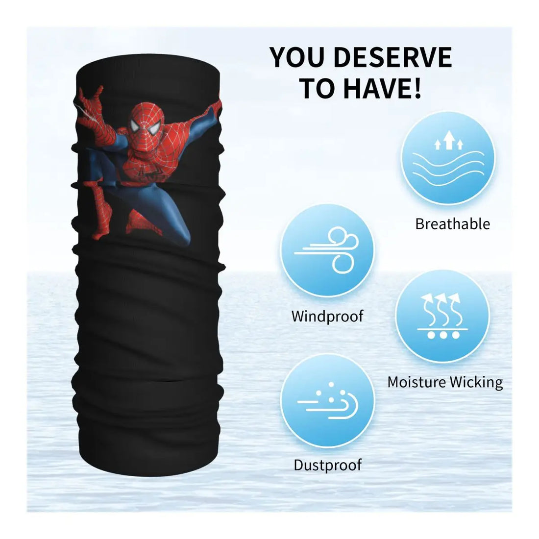 Passamontagna con maschera di Spiderman