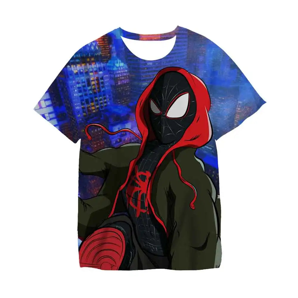 T-Shirt Spider-Man Noir pour Enfant Motif Symbiote