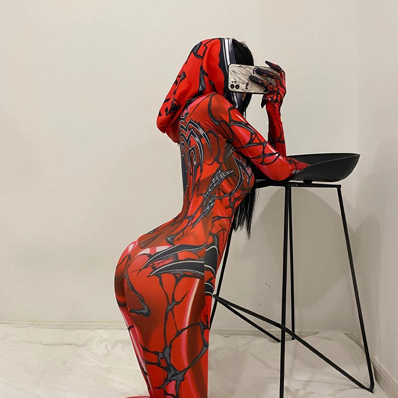Costume Spiderman pour Femme - Carnage