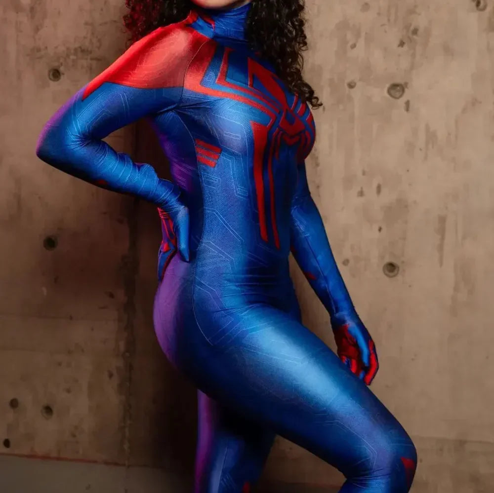 Disfraz de Spiderman para mujer - Miguel O'Hara 2099