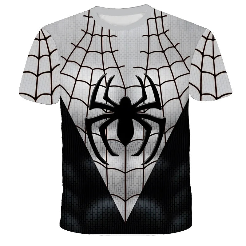 T-Shirt Spider-Man Noir pour Enfant Motif Symbiote