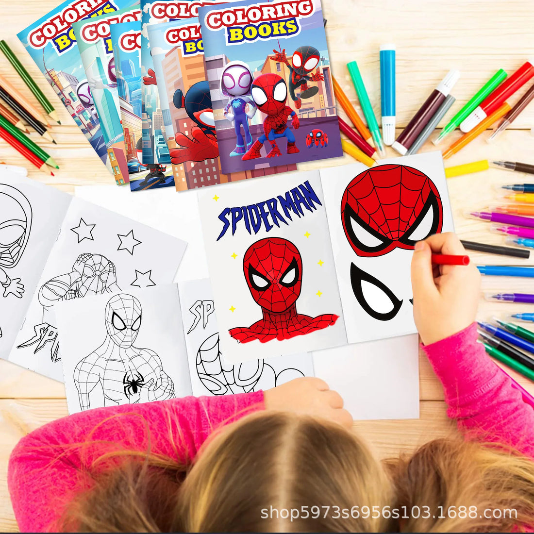 Livre de Dessin et Coloriage Spiderman