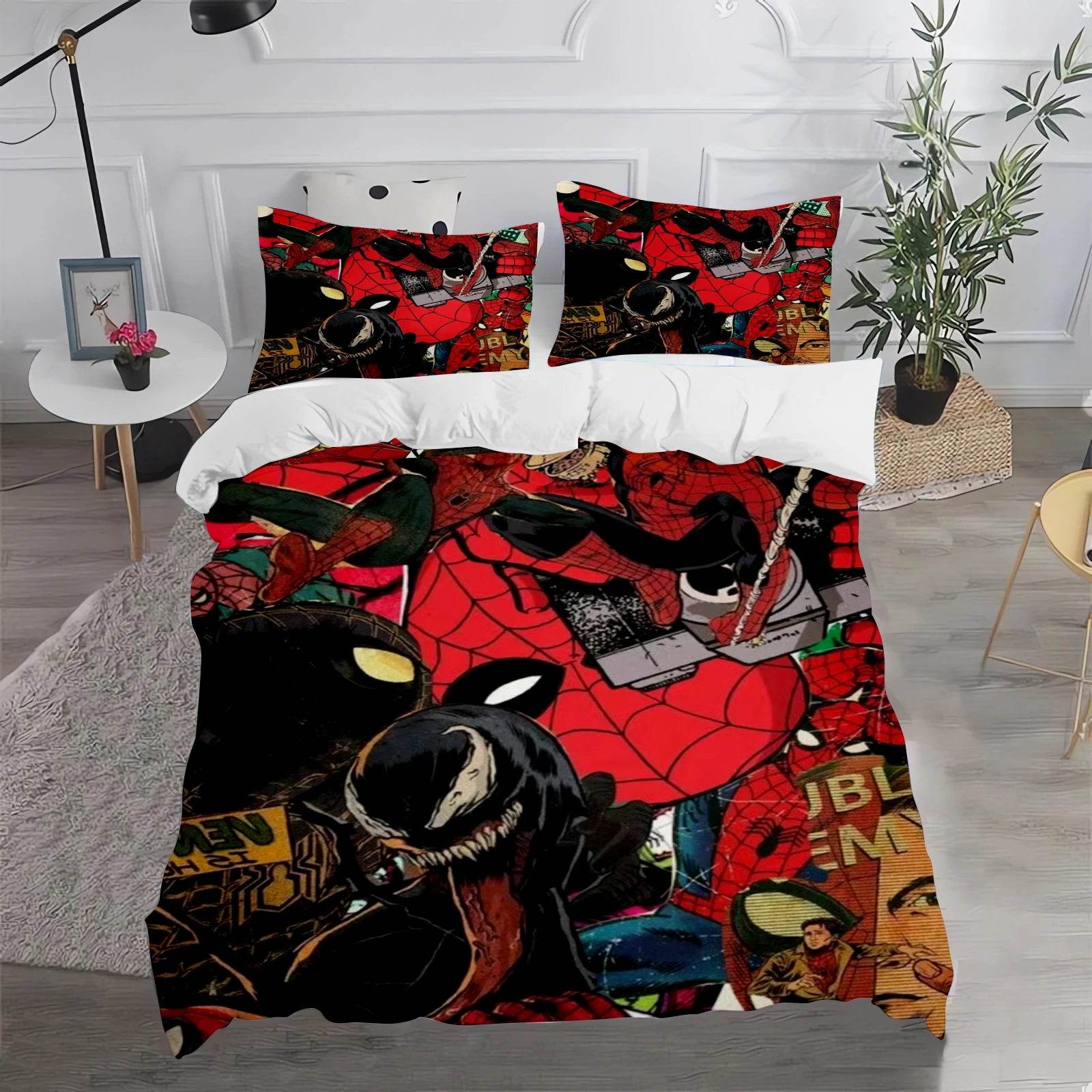 Housse de Couette Spiderman Cartoon