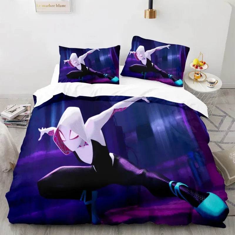 Housse de Couette Simple pour Enfant Spiderman