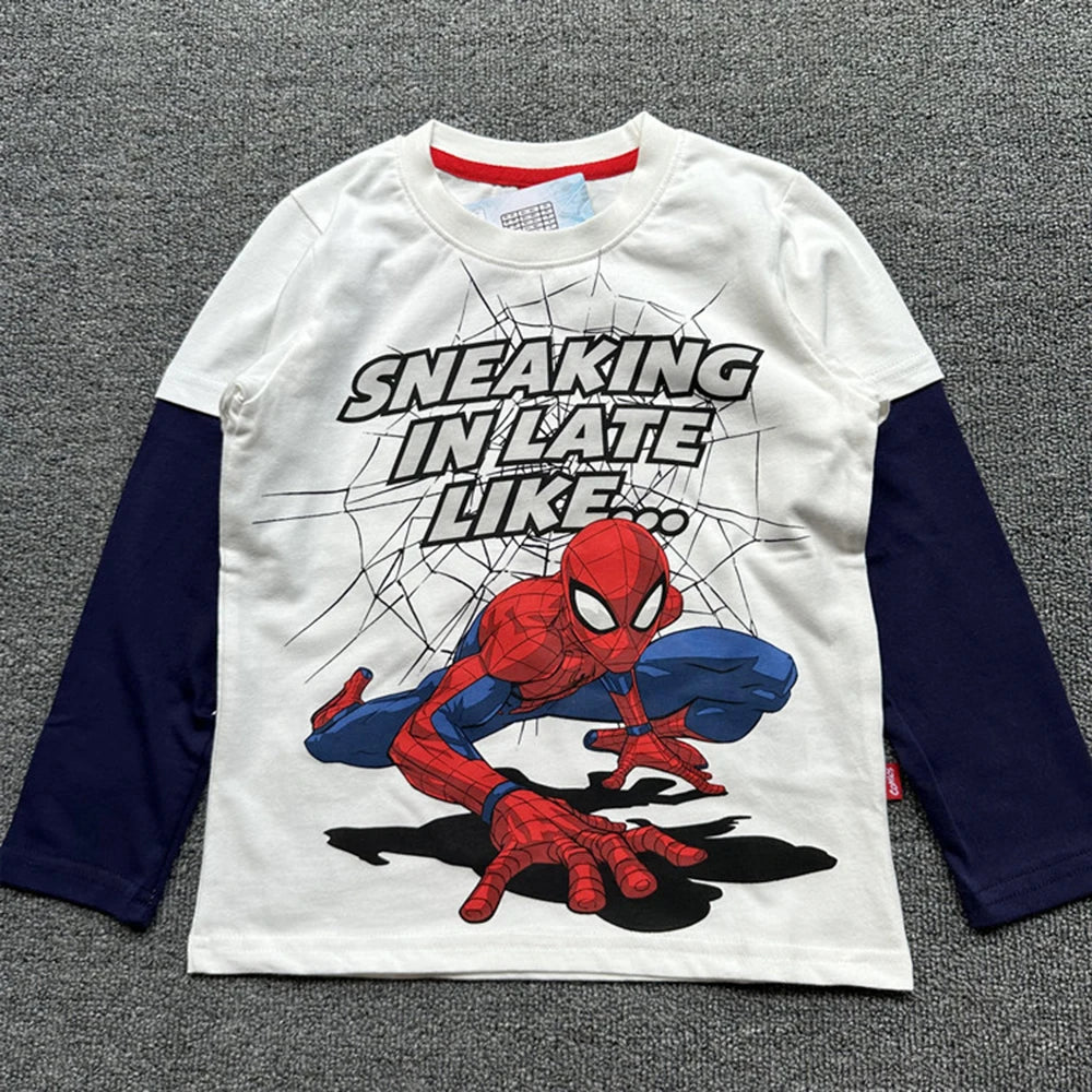 T-Shirt Spider-Man Manche Longue pour Enfant Peter Parker