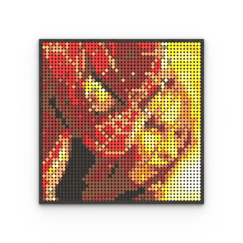 Pixel Art Spider-Man et Mary Jane