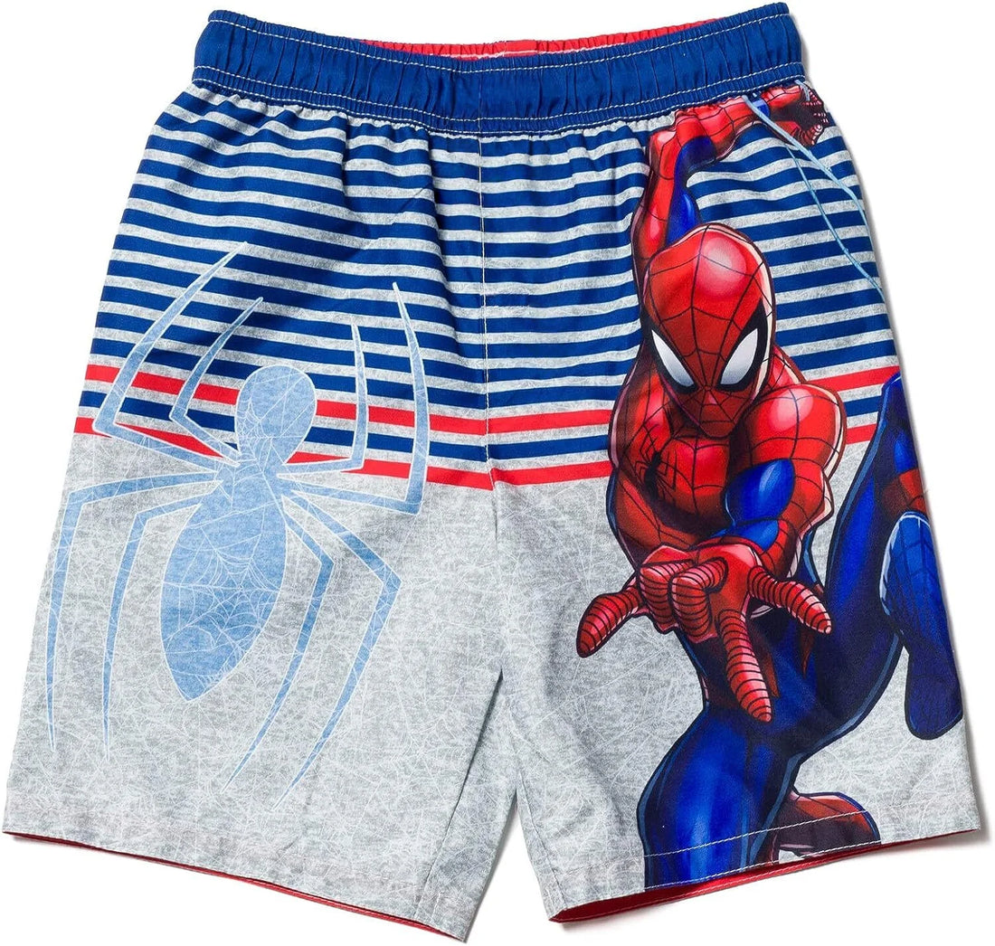 Pantaloncini da bagno da uomo con motivo Spider-Man