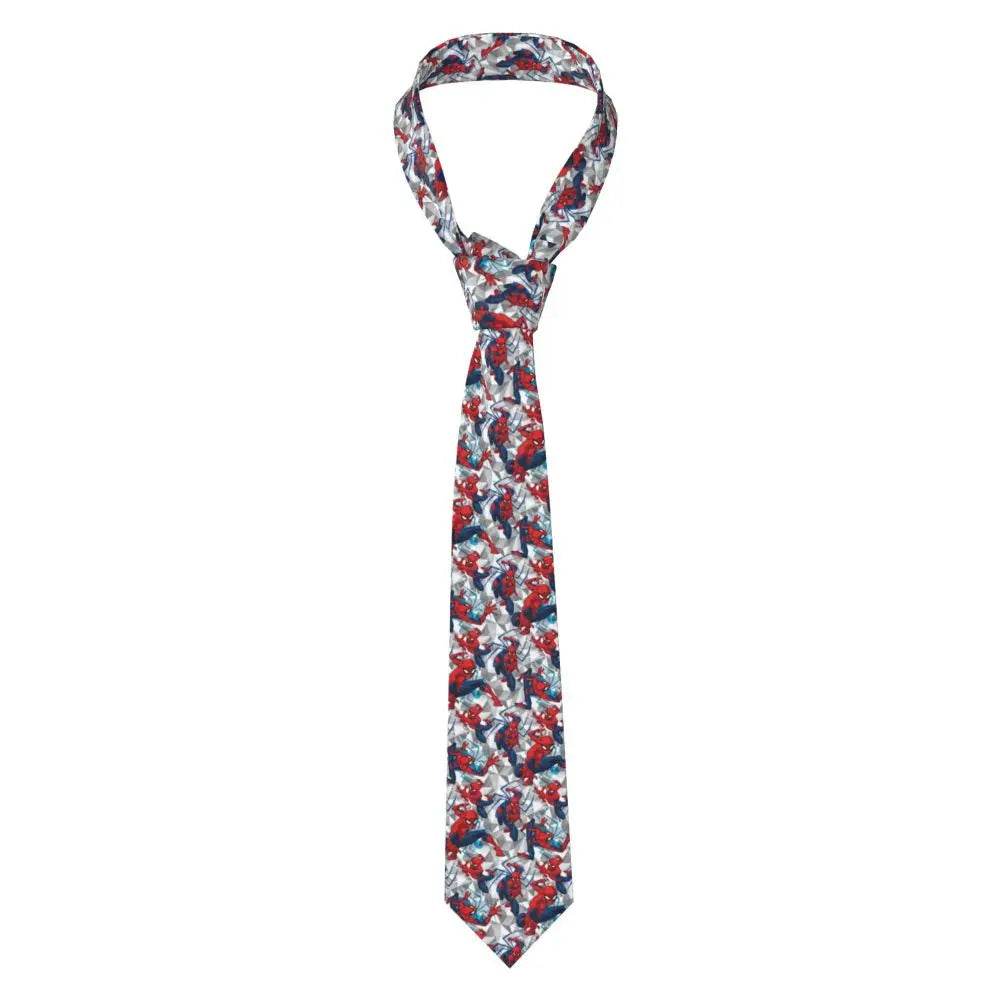 Cravate Spiderman Blanche et Rouge