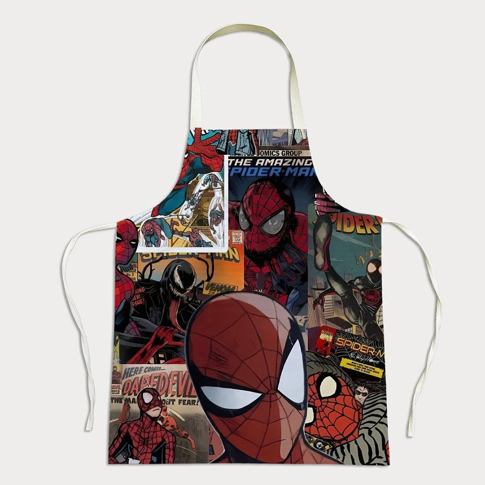 Delantal con el logotipo de Spiderman