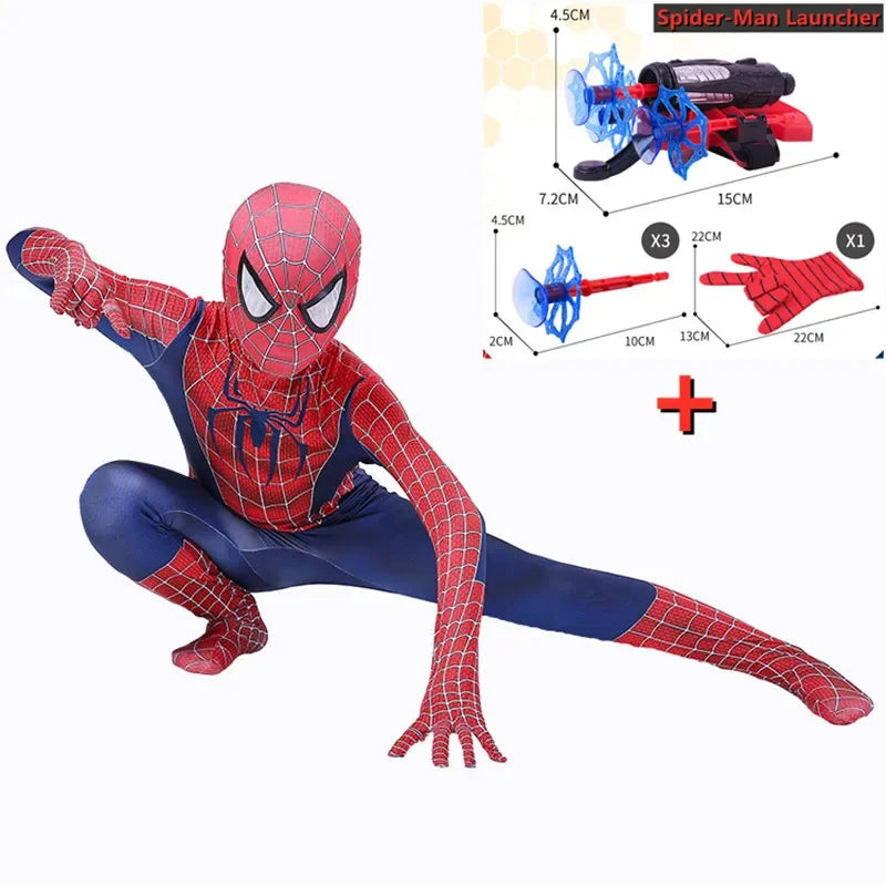 Pack Déguisement Iron Spider-Man Enfant avec Lance Toile