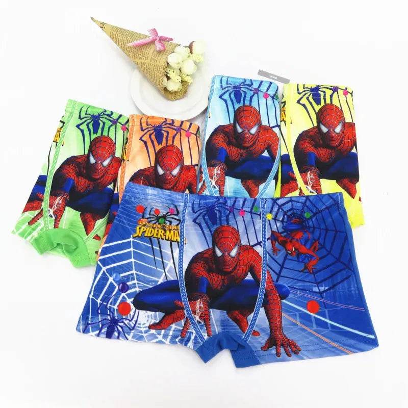 Caleçon Spiderman Cartoon pour Enfant