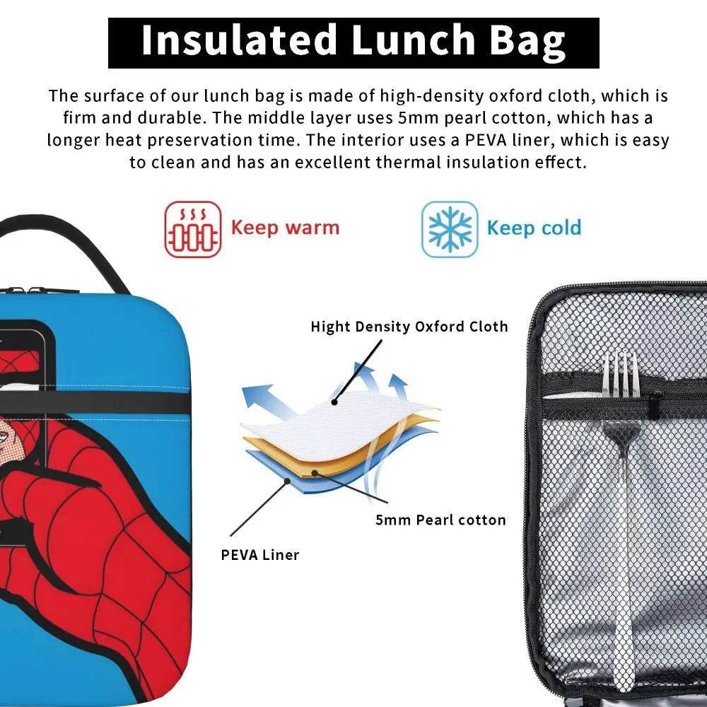 Lunch Bag Spiderman et le Logo Araignée