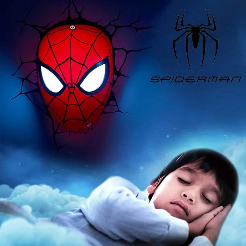 Lampe Veilleuse Masque Spiderman