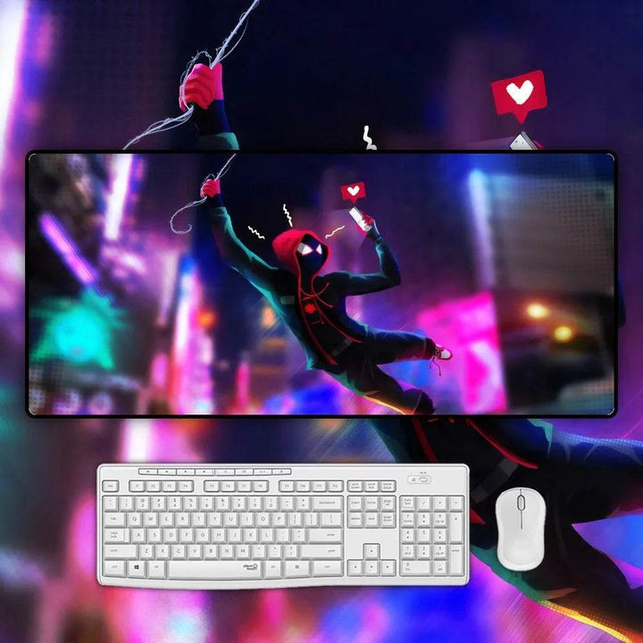 Tapis de Souris Spiderman Miles Morales en Swing
