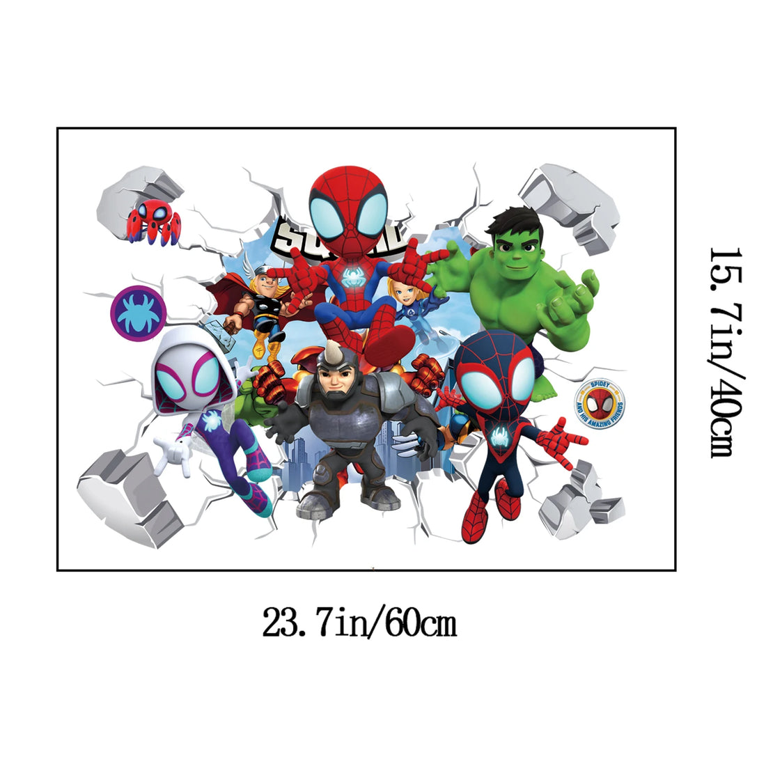 Stickers Spiderman New Generation
