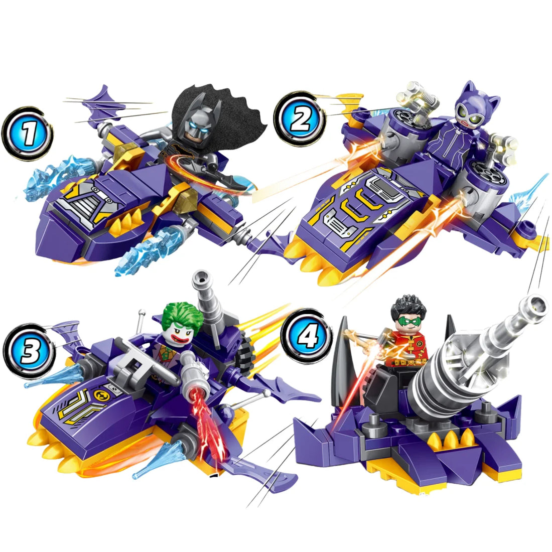 Jouet Bloc de Construction Spider-Man Voiture-Quad