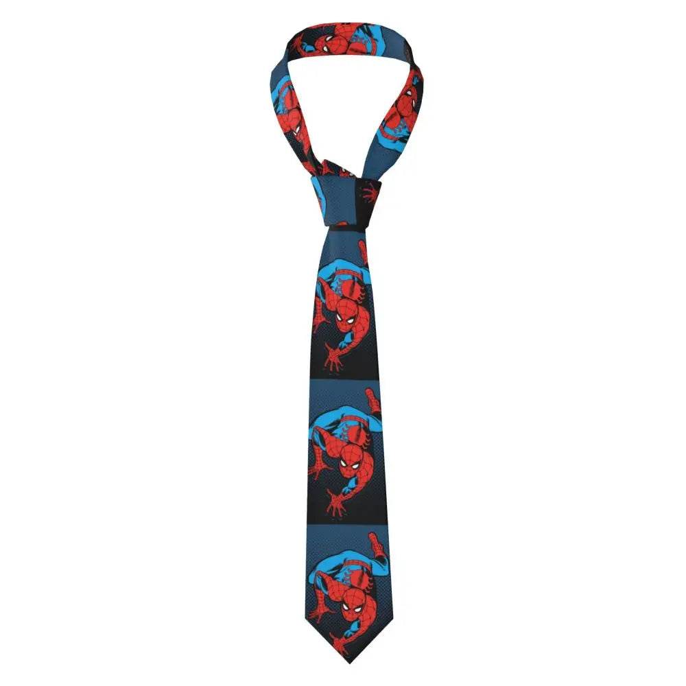 Cravate Spiderman Noir et Rouge
