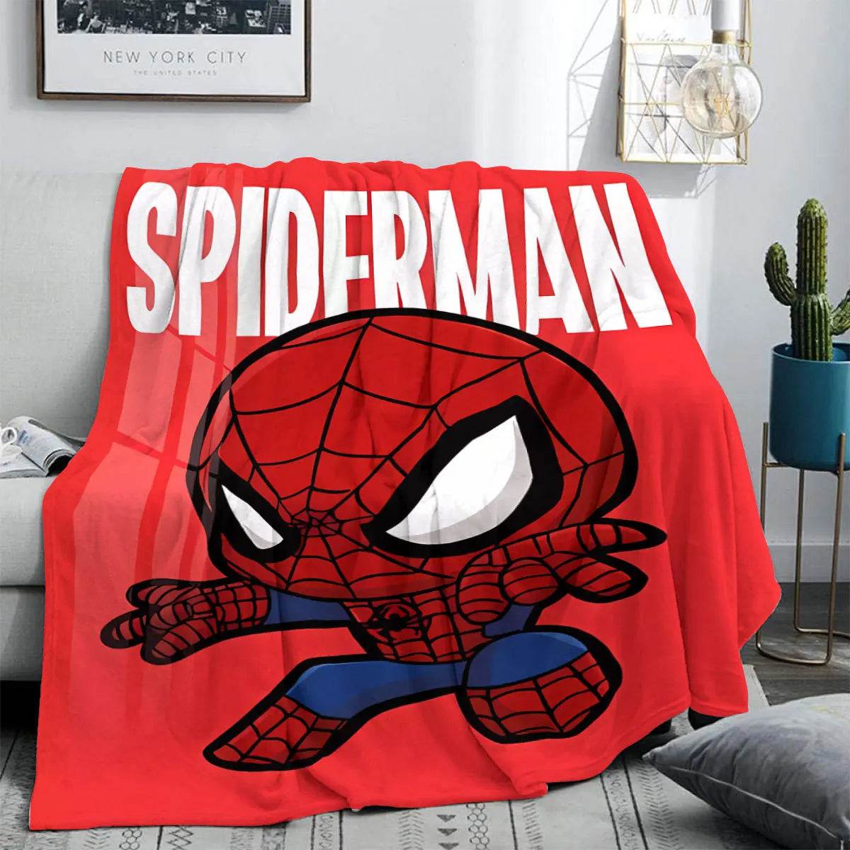Plaid Spiderman pour Enfant