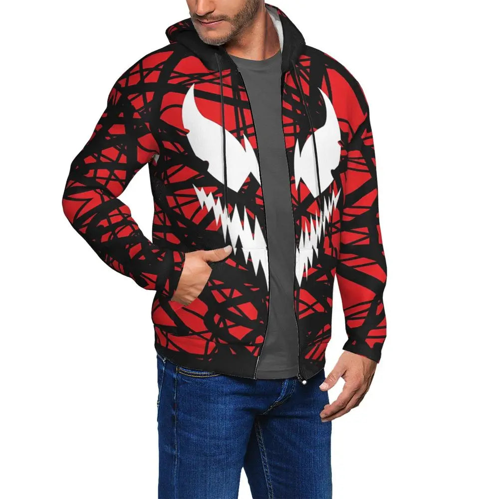 Pull Zip Spiderman - Carnage