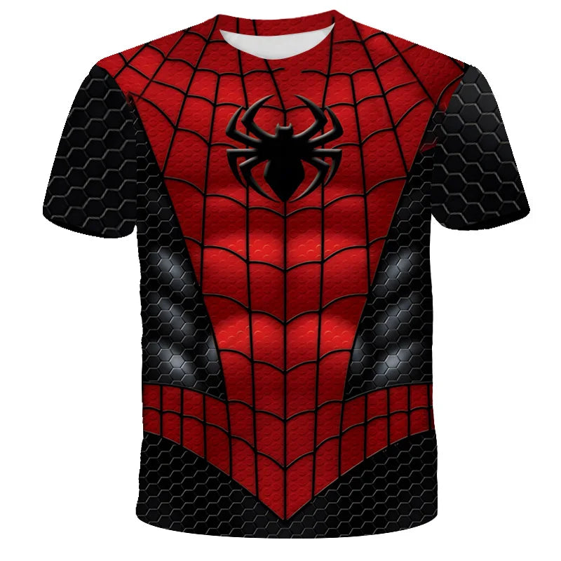 T-Shirt Spider-Man Noir pour Enfant Motif Symbiote