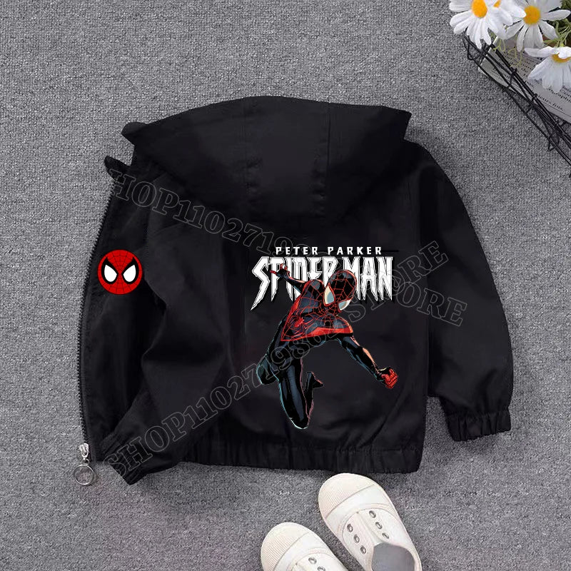 Veste Spiderman Coupe Vent pour Enfant