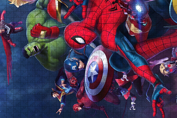 Puzzle Spiderman et les Avengers