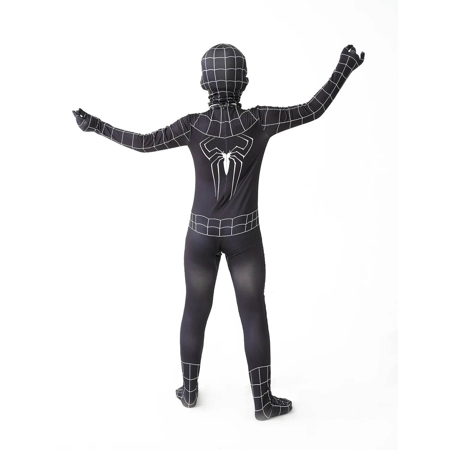 Costume Spiderman Noir Enfant