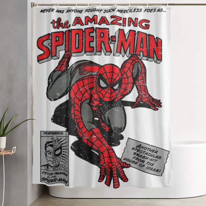 Cortina de ducha de El Asombroso Hombre Araña