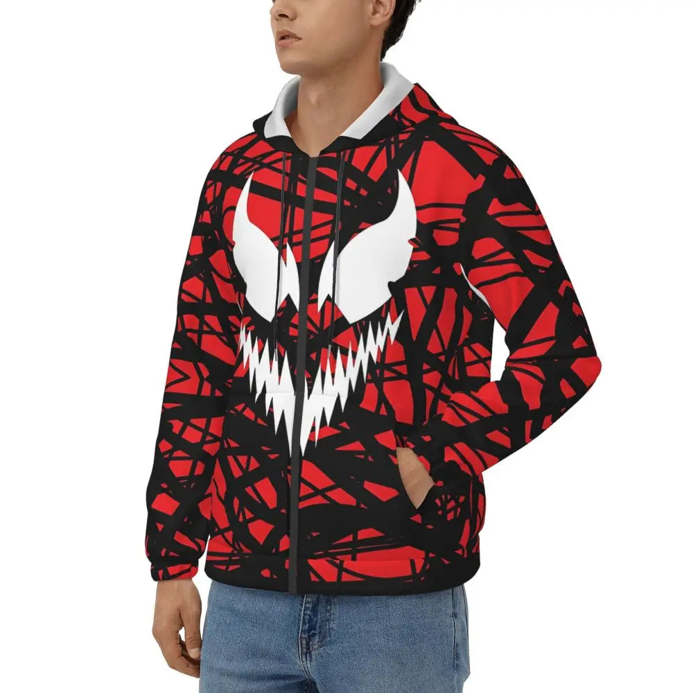 Pull Zip Spiderman - Carnage
