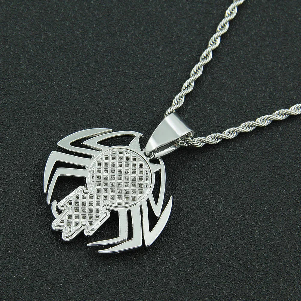 Collana con brillantini di Spiderman