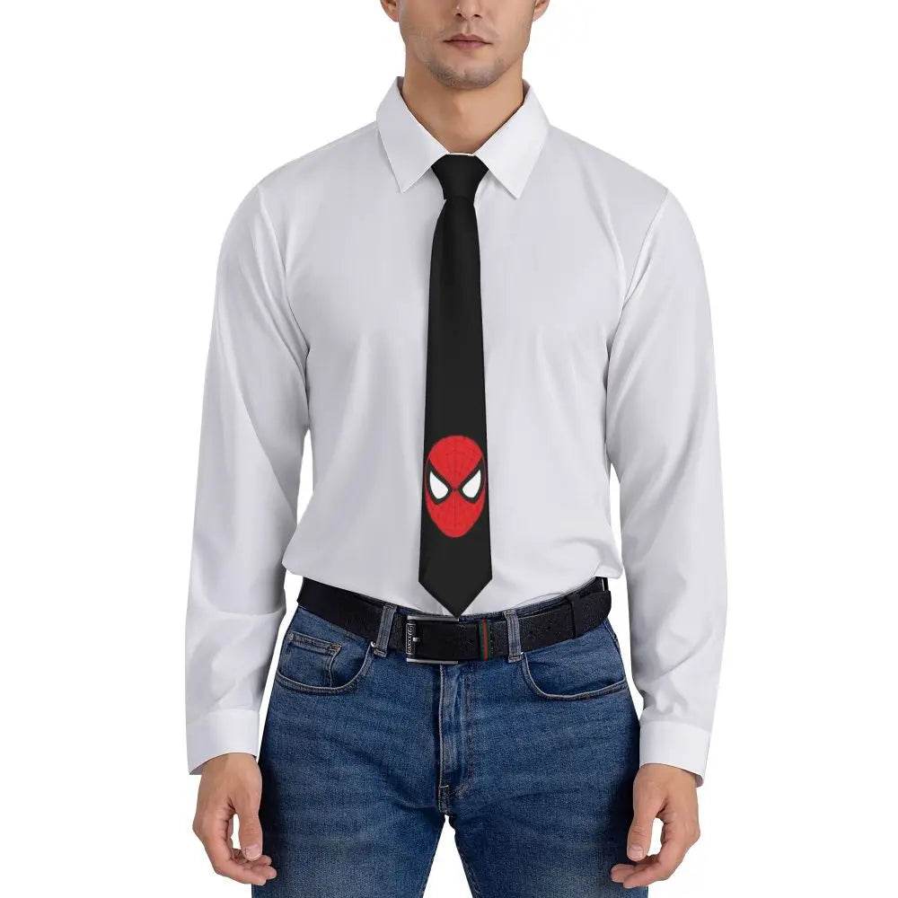 Cravate Masque de Spiderman