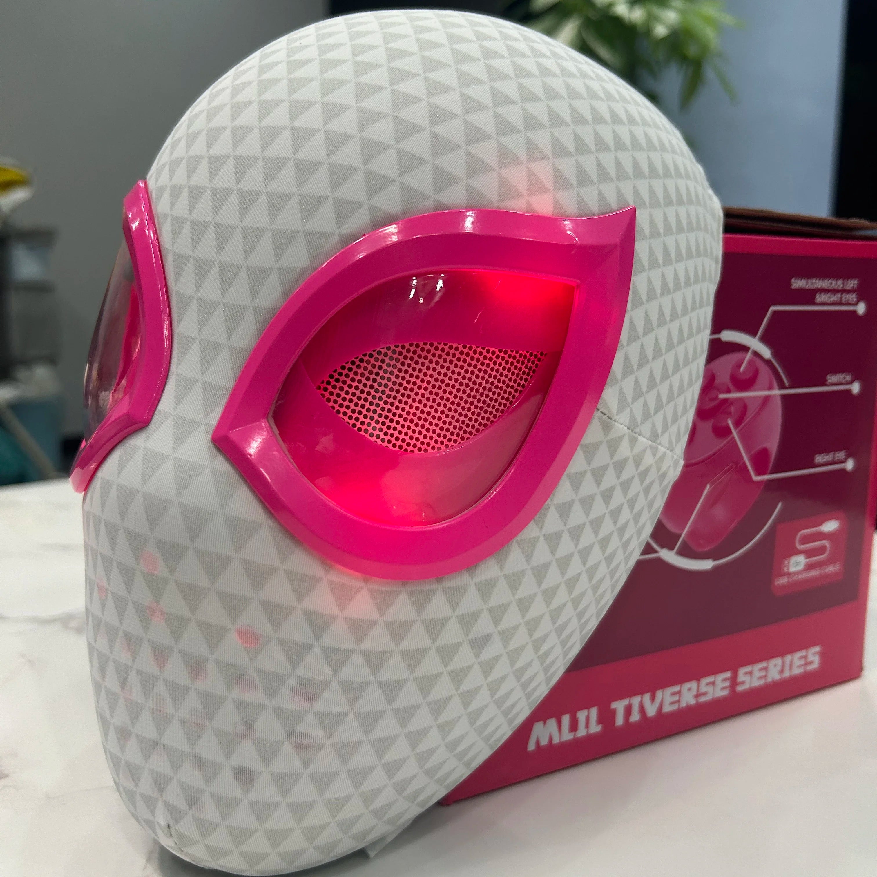 Masque Spiderman - Spidergwen New Generation Amovible