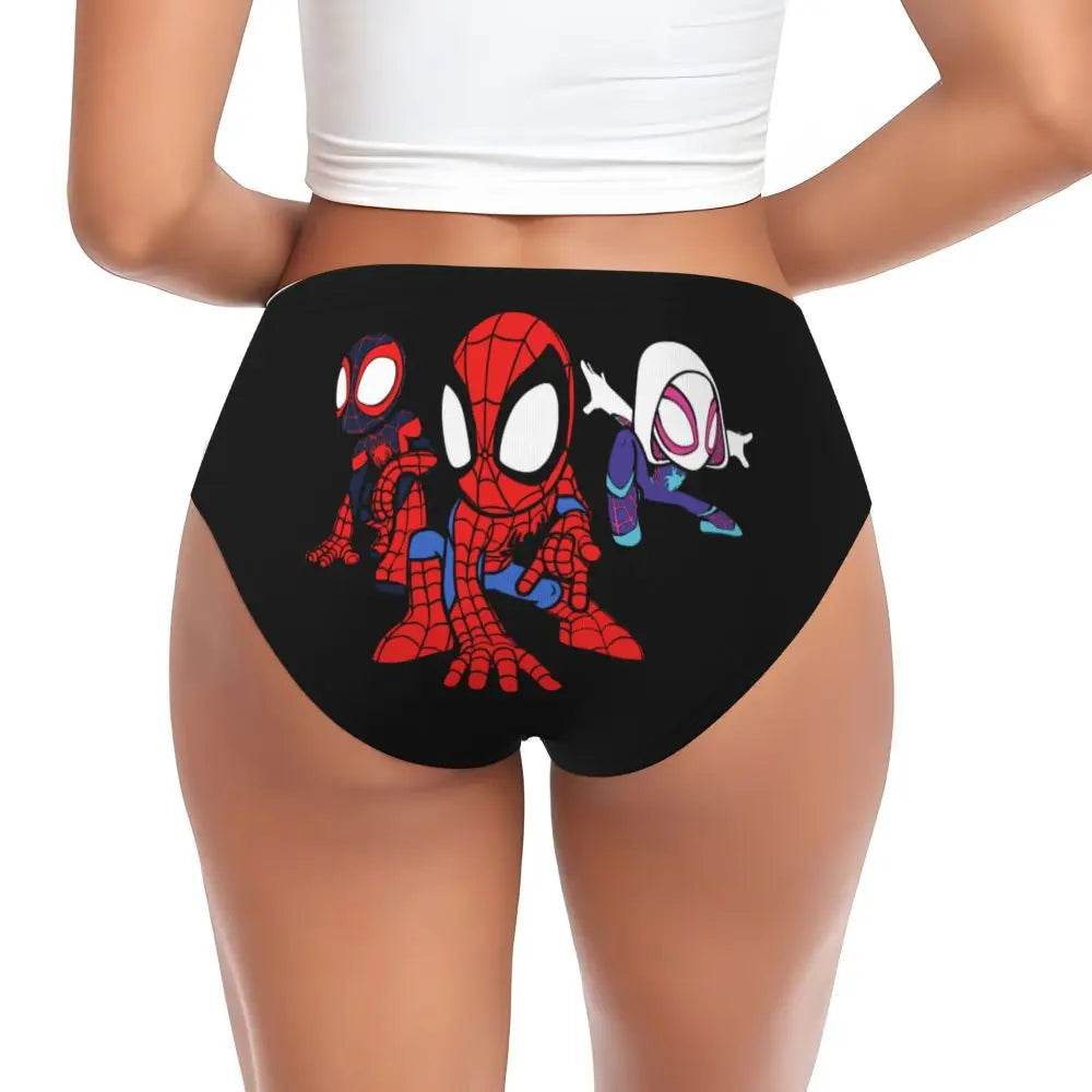 Culotte Spiderman Noir et Blanc Retro