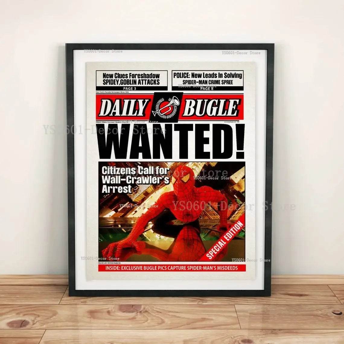 Poster Spiderman Article du Daily Bugle