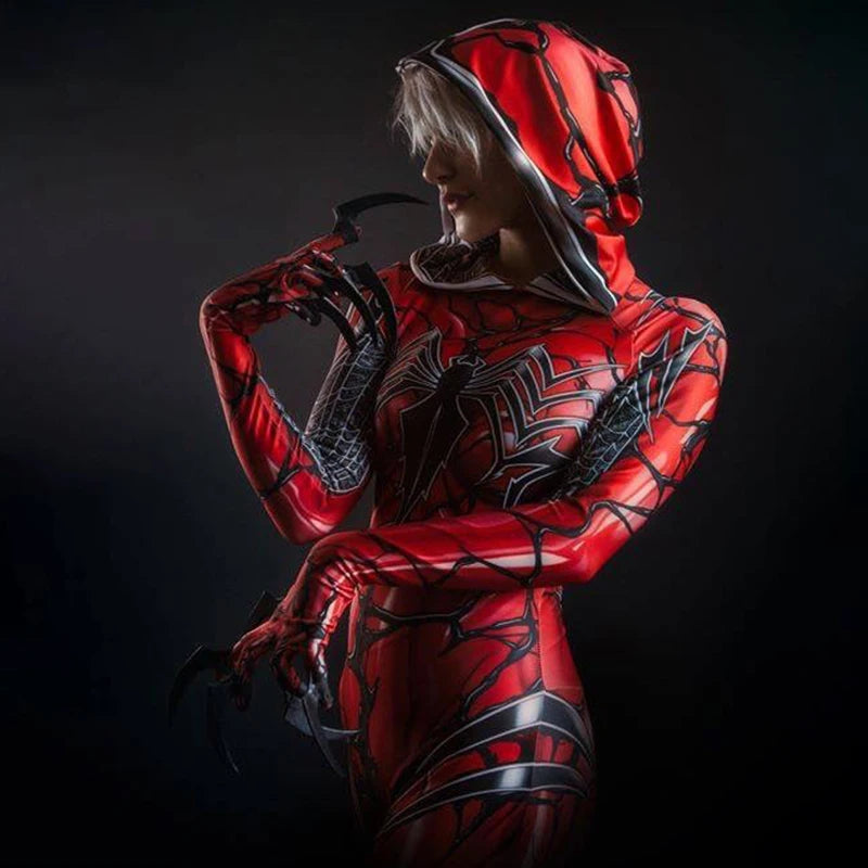 Costume Spiderman pour Femme - Carnage