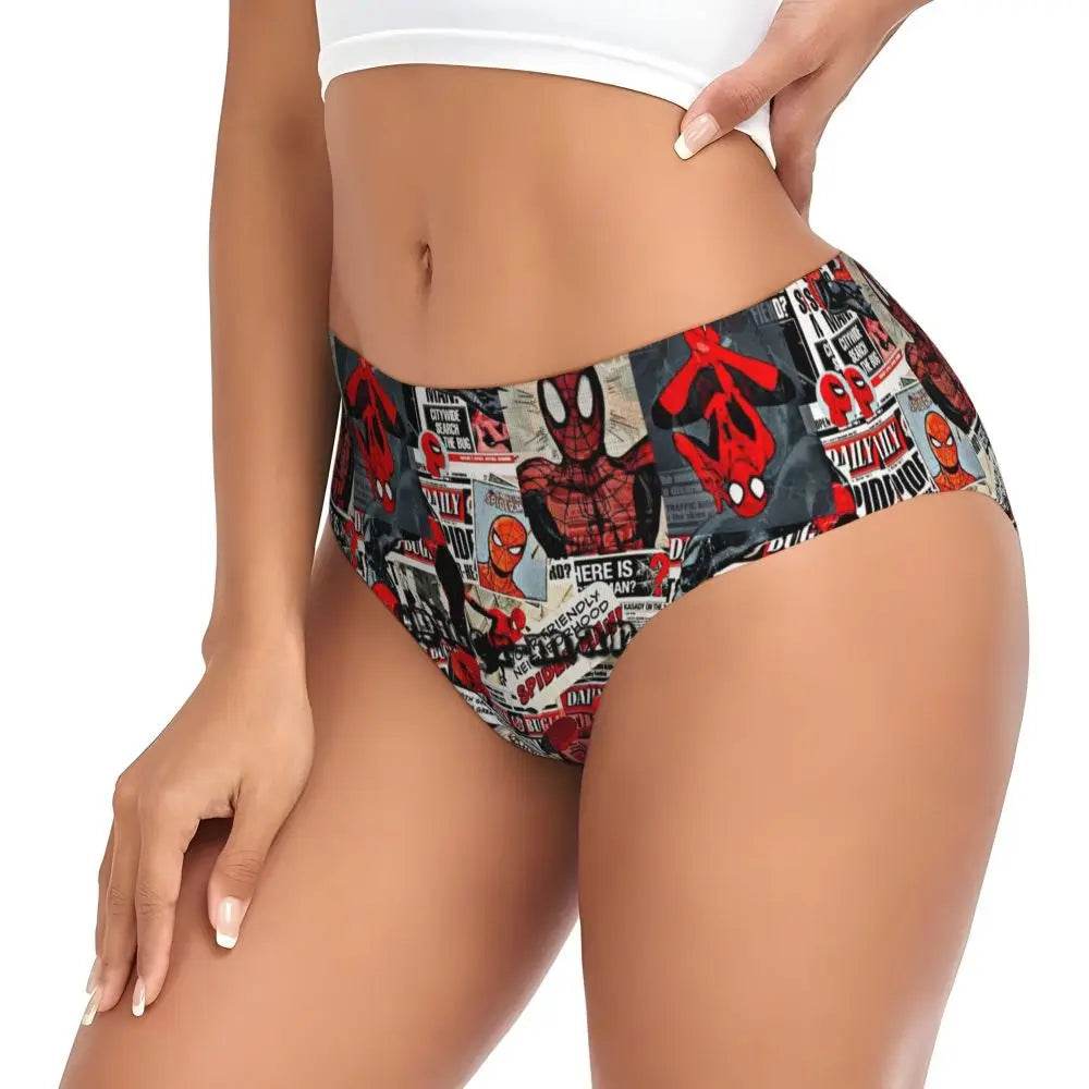 Culotte Spiderman Noir et Blanc Retro