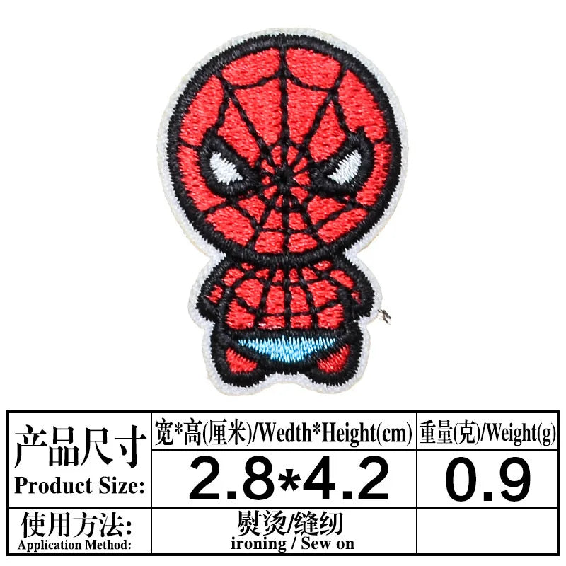 Patch Thermocollant Spiderman Logo Araignée
