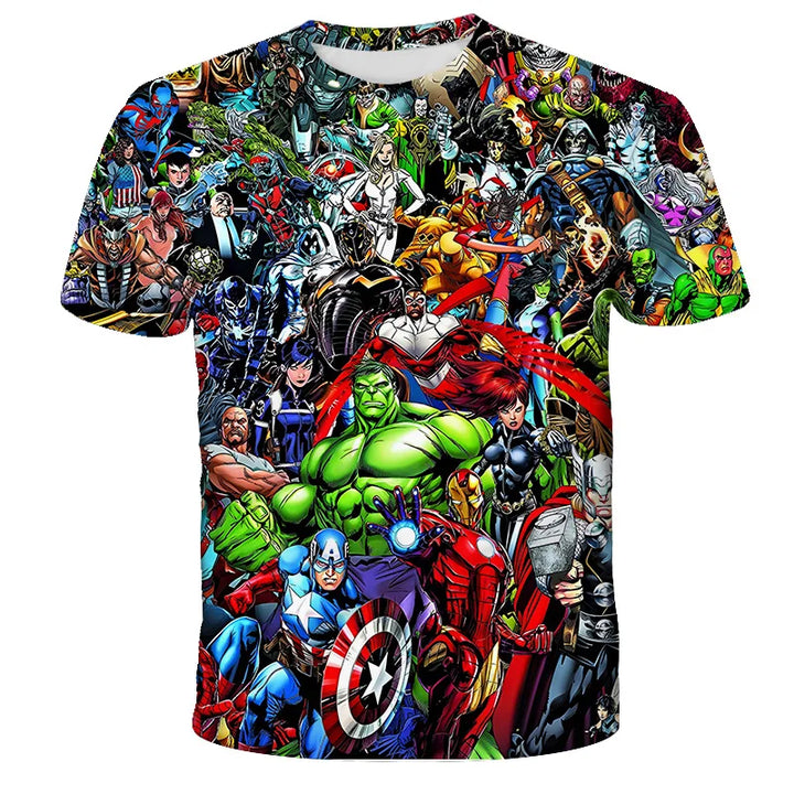T-Shirt Spider-Man Noir pour Enfant Motif Symbiote