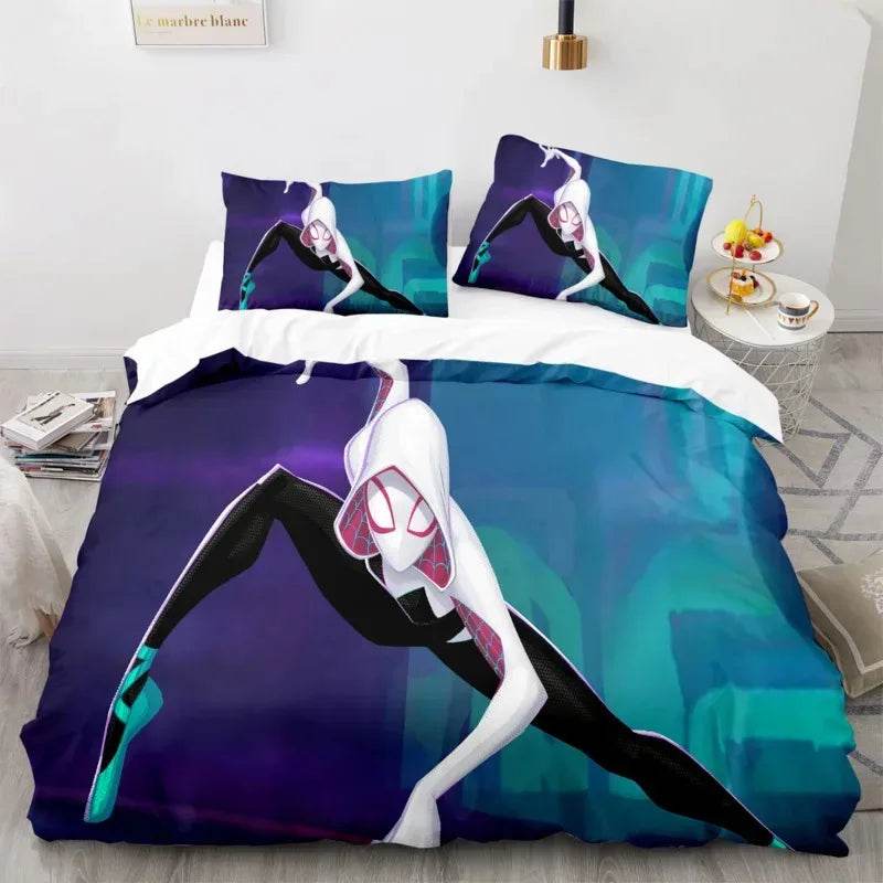 Housse de Couette Simple pour Enfant Spiderman
